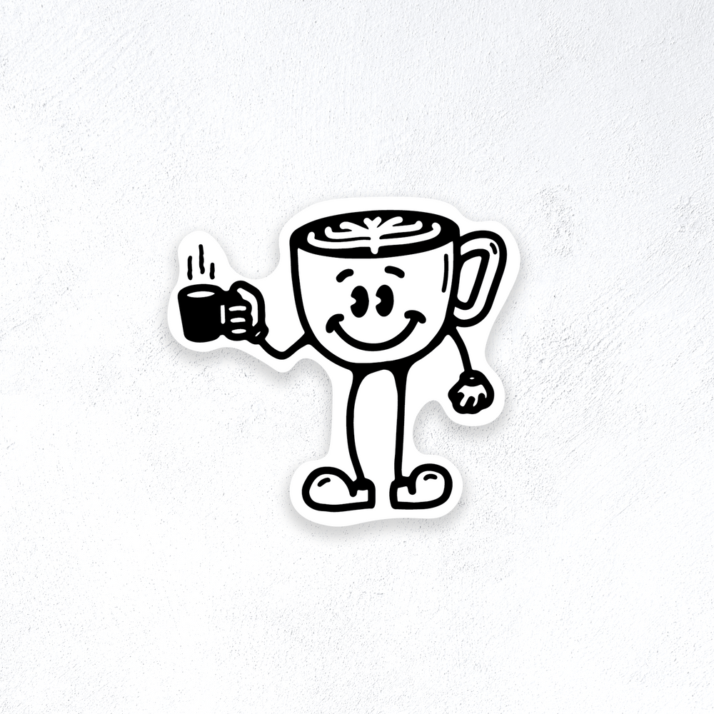 PSC Cup Man Sticker