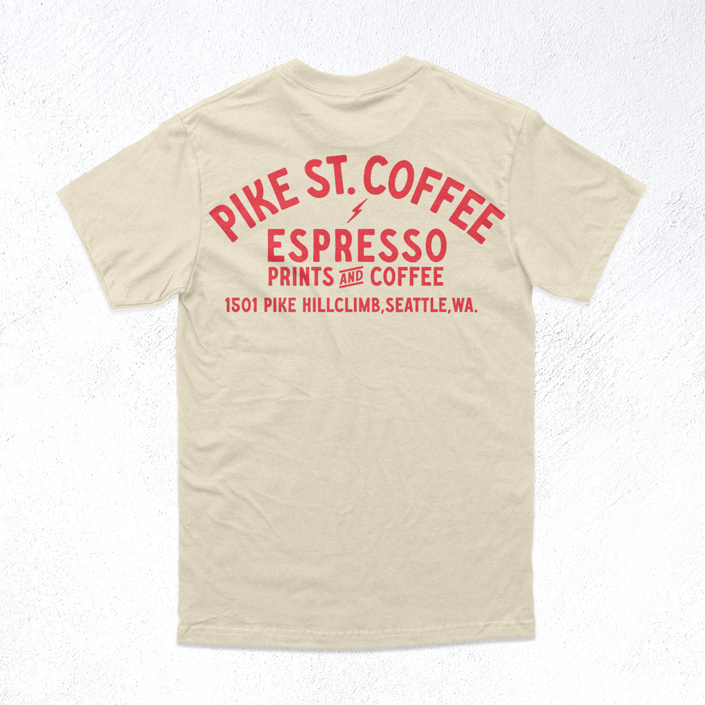 Espresso Red Type Tee